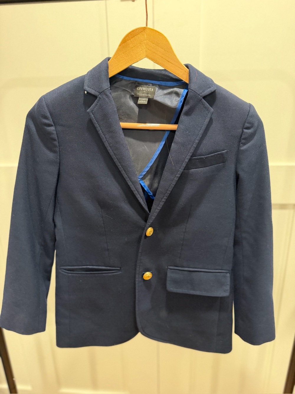 Crewcuts Navy Blazer with Gold Buttons